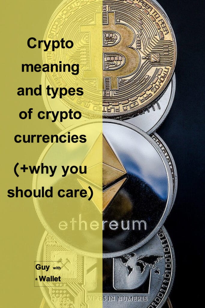 Crypto meaning and types of cryptocurrencies pinterest