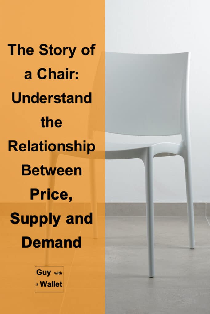 The Story of a Chair Understand the Relationship Between Price, Supply and Demand - pinterest